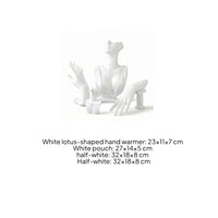4 Pieces Smooth Jewelry Mannequin Display Set White Bust Holder Versatile Necklace Bust Mannequin Sturdy for Jewelers