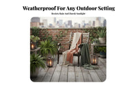 4 Pieces 4-Piece Sofa and Armchair Set Weather-Resistant Outdoor Furniture Rustresistant Frame Patio Lounge Group for Families, Balcony, Garden, supportyard
