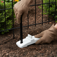 Plastic Garden Fence Edging Outdoor Landscape Border for Yard Patio Flower Bed