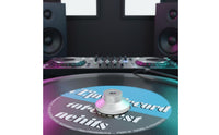 All-Aluminum Vinyl Vinyl Disc Stabilizer Slimline Turntable Platter Weight Matte Metal Vinyl Disc Adapter Stepped Cylindrical