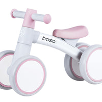 4 Wheel Balance Bike Foot to Floor Balance Bike Stable Toy for Young Children, Kids
