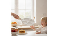 4-Cup Egg Pan Nonstick Egg Pan with 4 Cups Multi-Section Breakfast Skillet for Families