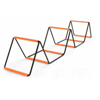 Orange Rungs Foldable Agility Ladder Storage Bag Included Sports Training Gear Coordination Practice