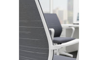 Padded Sponge Seat Mesh Back Office Chair Stable 5-Star Base Mesh Back Computer Chair Easy Assembly 250 Lbs Weight Capacity for Conference Room