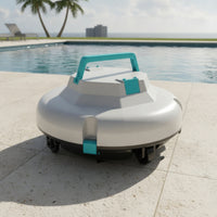 Robotic Pool Cleaner Automatic Pool Robot Waterproof Cordless for Homeowners