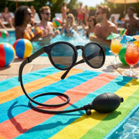 Funny Water Sprinkling Prank Sunglasses Reusable for Parties