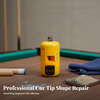 3 Pieces Multi-Functional Pool Cue Tip Shaper Ferrule Safe Cue Tip Repair Kit Portable All-in-Single Pool Stick Tool Easy to Use