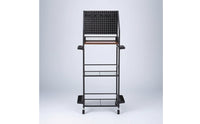 Fishing Rod Rack with Freestanding Pegboard Fishing Rod Storage Cart Portable for Anglers, Garage