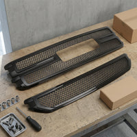 2 Pieces Front Grill Mesh Grille Inserts Automotive Mesh Grille Replacement