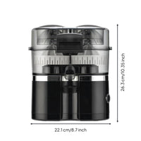 Electric Juicer with double Heads Countertop Electric Fruit Juicer Dishwasher Kitchen Appliance for Morning Kitchen Area