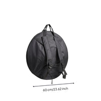 Backpack-Style Padded Handpan Bag Zipper Closure Handpan Carrying Bag Stitched Panel Drum Carrying Case Cushioned