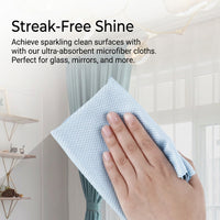 Fish Scale Microfiber Cloth and Microfibre Cloth, High Absorption Cleaning Cloths for Glass and Dishes, Reusable Screen and Kitchen Towel