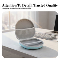 Pastel Gradient over-Ear Headphone Case Compact Hard Headphone Case Portable Electronics Accessory Soft Inner Soft Lining
