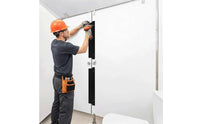 4 Pieces Lavatory Stall Privacy Strip Wipe-Clean Lavatory Stall Door Privacy Cover Kit Restroom Door Opening Filler for Public Restrooms