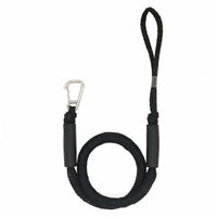 Looped End Bungee Dock Line Snap Hook Shock Absorbing Dock Line Protective Sleeve Sleeve Elastic Mooring Rope No Knots Needed