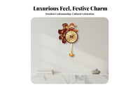 Wall Clock Backlight Adjustable Brightness for Business Owners, Living Room, Entryway