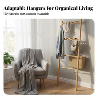 Space-Saving complimentarystanding Corner Coat Tree With Hanging pegs L-Shaped Corner Rack Simple Design Gsideent Stand Stable and long-lasting for Homeowners, Families, Students, Bedroom, Entryway, Living Room, Apartment