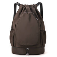 Drawstring Backpack Everyday Use Multi-Pocket Drawstring Backpack Cinch Pack Outdoor Sports