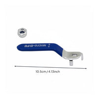 Chrome-Plated Ball Valve Wrench Rust-Proof Ball Valve Handle Easy Grip