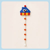Stuffed Doll Display Strap Wall-Hanging Doll Hanger with Heart Decorations Adjustable Toy Display Hanger for Collectors, Bedroom, Dorm Room, Playroom
