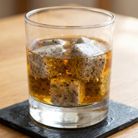 Home Bar Whisky Stones for a Light Luxury Style, Granite Drink Chiller Bar Accessories, 10 Pack of 2x2x2cm Cooling Stones