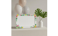 Hawaiian Photo Backdrop Frame Easy to Assemble Hawaiian Photo Backdrop Props Kit Lightweight and Portable Event Supplies for Birthday