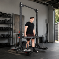 Yoke Squat Rack, Power Rack, Steel-Made, Matte Black, Home Training, Fitness Equipment