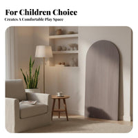 3 Pieces Folding Panel Divider Self-supportingStanding Foldable Wave-Top Partition Portable Multi-Functional for Children's Room