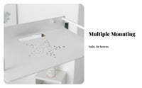 Easy Installation Drill-without Drilling Image Display Device Shelf Space Saving Image Display Device Wall Shelf Sturdy for Renters, Bedroom
