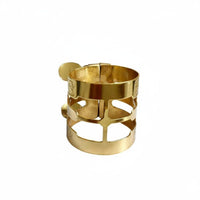 Easy Adjustment Saxophone Ligature Quick Tightening Metal Mouthpiece Ligature Compact Metal Mouthpiece Clamp Lightweight