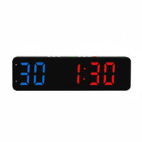Long Battery Life LED Gym Timer Customizable Programs Multi-Function Electronic Clock USB-C Charging LED Fitness Stopwatch for Athletes, Kitchen