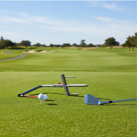 Ground Peg Golf Practice Aid Iron Frame Sports Training Gear Portable