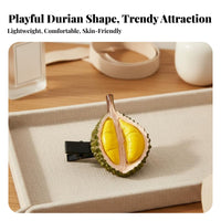 Durian Hair Barrette Cute Design Simulation Fruit Hair Barrette Fruit Shaped Barrette Fun and Playful Sweet Design