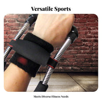 Strengthen Muscles Wrist Forearm Exerciser Heavy Duty Carbon Steel Springs Wrist Strength Coach Comfortable Foam Padding for Athletes, Gym