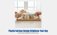 Ceramic Couple Mug Set, Cute Cartoon Dog Design, Stylish Coffee Mug, Gift Box, Ideal for Home or Birthday