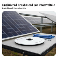 Export Quality Photovoltaic Panel Cleaning Brush Head Lightweight Design Solar Panel Washer Brush Accessory Power Scrubber Attachment for Maintenance Technicians, Professional Cleaners, Homeowners, Industrial Rooftops, Commercial Buildings, House Exterior