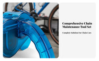 Bike Chain Washer 360° Rotating Brushes Bike Chain Cleaner Tool Quick Deep Clean