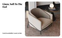 Light Luxury design Upholstered Armchair Comfortable Seat Upholstered Tub Chair Modern Design Seating Furniture long-lasting Frame for Interior Designers, Business Owners, Hotel Lobby, Reception Area, Living Room, Bedroom