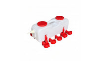 Constant Water Level Automatic Chicken Waterer with Buoyant Valve Sturdy Automatic Chicken Waterer Continuous Self-Filling Poultry Drinker Fresh for Chickens