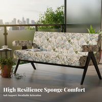 Mid-CenturyMid-Century-era modern Design Wood Frame Armchair designer-inspired Accent Chair Vintage Look Indoor Seating Light Luxury for Interior Designers, Homeowners, Office Managers, Living Room, Balcony, Lounge, Bedroom