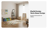 Slim Multi-Tier Shelving Unit Floor-Standing Tall Narrow Shelving Unit Space-Saving Easy Assembly for Bedroom, Playroom