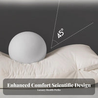Hotel Quality Cervical Neck Pillow Soft & Comfortable Side Sleeper Pillow Breathable for Adults, Back Sleepers, Bedroom, Night Rest, Home