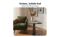 Minimalist aesthetic Irregular Stsingle Top Table Modern Design Living Room Furniture Creative Shape Accent Piece space-saving Size for Homeowners, Apartment Dwellers, Bedroom, Small Spaces, Reception Area, Office