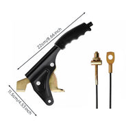 Heavy Duty Electric Tricycle Handbrake Assembly Sturdy Steel Alloy Electric Tricycle Handbrake Direct Replacement Part Vehicle Component Anti-Slip Grip for Agricultural Use