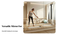 Self Full Body Mirror No Damage Walls Acrylic Full Body Mirror Easy Install Home Decor for Fitness Enthusiasts, Dancers, Dance Studio