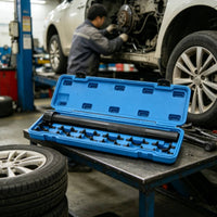 Steering Rod Wrench Set Inner Tie Rod Tool Heavy-Duty Crowfoot Wrench Set for Garage