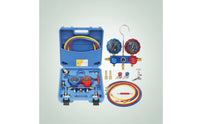 Gauge Set with Storage Case Accurate Gauge Set with Case Shock-Resistant Tool Kit for Air-Conditioning Service