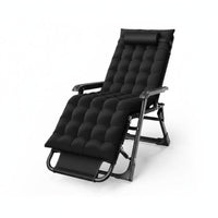 Foldable Design Folding Recliner Chair No Assembly Required Folding Recliner Lockable Recline Adjustable Rest Ping Chair Breathable Textile for Office Workers, Beachgoers, Balcony, Beach, Backyard, Garden