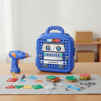 Kids Repair Educational Young Child Workbench Playset Easy Storage Kids Construction Playset for Children
