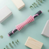 Post-Workout Recovery Muscle Massage Stick Portable Handheld Roller Massager Ergonomic Grip Gear Roller Stick for Athletes, Runners, Home, Gym